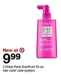 Target L' Oréal Paris EverPure 5.1-oz. hair color care system offer