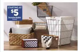 Dollar General Decorative Baskets offer