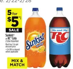 Dollar General Sunkist or RC Cola offer