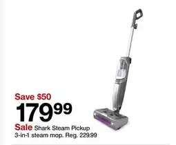 Target Shark Steam Pickup 3-in-1 steam mop offer