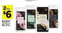 Dollar General Koze Place Wax Melts offer