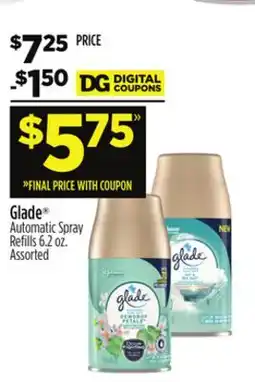 Dollar General Glade Automatic Spray Refills offer