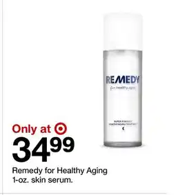 Target Remedy for Healthy Aging 1-oz. skin serum offer