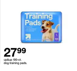 Target up & up 100-ct. dog training pads offer
