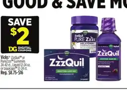 Dollar General Vicks ZzzQuil or PureZzzs Gummies Liquid or Liquicaps offer