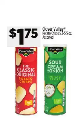 Dollar General Clover Valley Potato Crisps offer