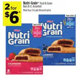 Dollar General Nutri-Grain Fruit & Grain Bars offer