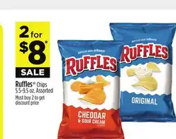 Dollar General Ruffles Chips offer