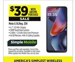 Dollar General Moto G offer
