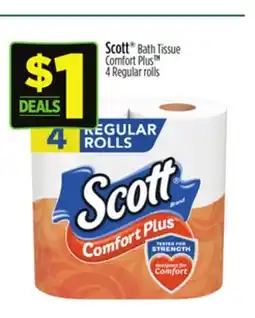 Dollar General Scott Bath Tissue Comfort Plus TM offer