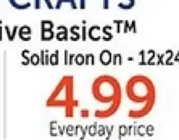 Hobby Lobby ptive Basics Solid Iron On offer