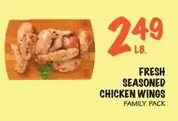 Foodarama Fresh seasoned chicken wings offer