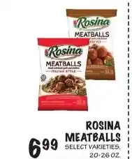 Foodarama Rosina meatballs offer