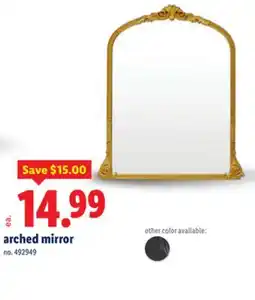 Lidl arched mirror offer