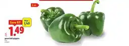 Lidl green bell peppers offer