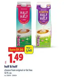 Lidl half & half offer