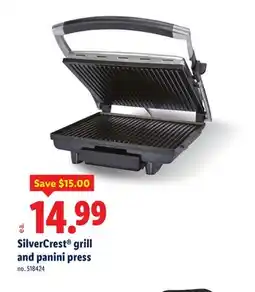 Lidl SilverCrest grill and panini press offer