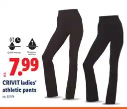 Lidl CRIVIT ladies' athletic pants offer
