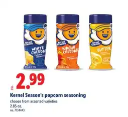 Lidl Kernel Season's popcorn seasoning offer