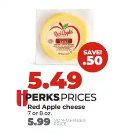Hy-Vee Red Apple cheese offer