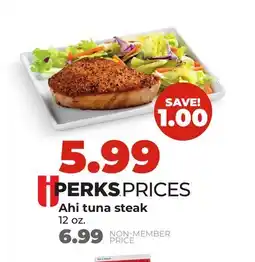 Hy-Vee Ahi tuna steak offer