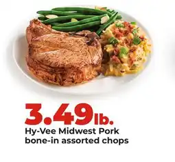 Hy-Vee Hy-Vee Midwest Pork bone-in assorted chops offer