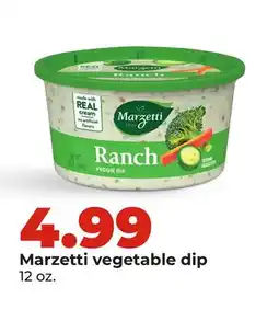 Hy-Vee Marzetti vegetable dip offer