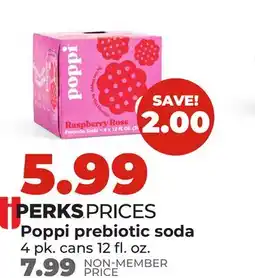 Hy-Vee Poppi prebiotic soda offer