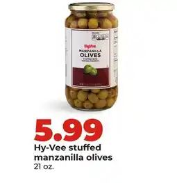 Hy-Vee Hy-Vee stuffed manzanilla olives offer