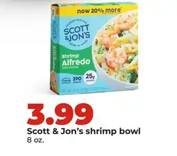 Hy-Vee Scott & Jon's shrimp bowl offer
