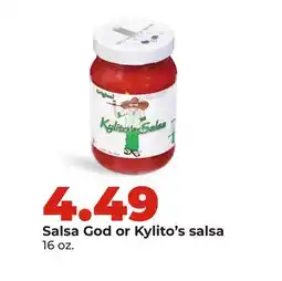 Hy-Vee Salsa God or Kylito's salsa offer