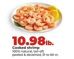 Hy-Vee Cooked shrimp offer