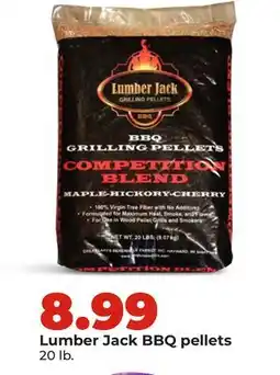 Hy-Vee Lumber Jack BBQ pellets offer