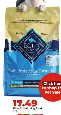 Hy-Vee Blue Buffalo dog food offer