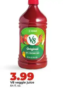 Hy-Vee V8 veggie juice offer