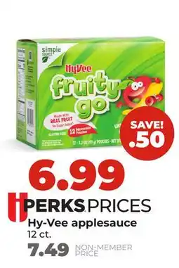Hy-Vee Hy-Vee applesauce offer