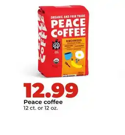 Hy-Vee Peace coffee offer
