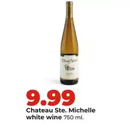 Hy-Vee Chateau Ste. Michelle white wine offer