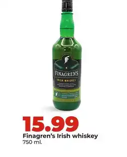 Hy-Vee Finagren's Irish whiskey offer