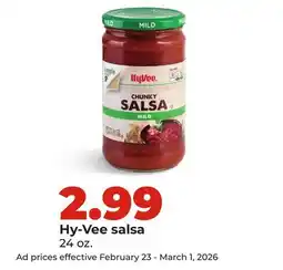 Hy-Vee Hy-Vee salsa offer