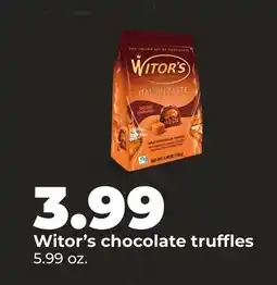 Hy-Vee Witor's chocolate truffles offer