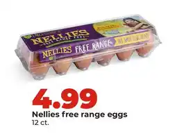 Hy-Vee Nellies free range eggs offer
