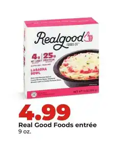 Hy-Vee Real Good Foods entrée offer
