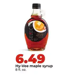 Hy-Vee Hy-Vee maple syrup offer