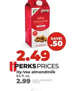 Hy-Vee Hy-Vee almondmilk offer