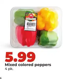 Hy-Vee Mixed colored peppers offer