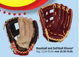 Meijer Baseball and Softball Gloves offer