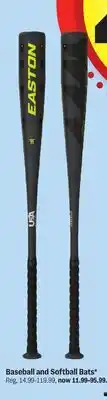 Meijer Baseball and Softball Bats offer