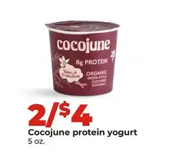 Hy-Vee Cocojune protein yogurt offer