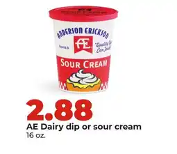 Hy-Vee AE Dairy dip or sour cream offer
